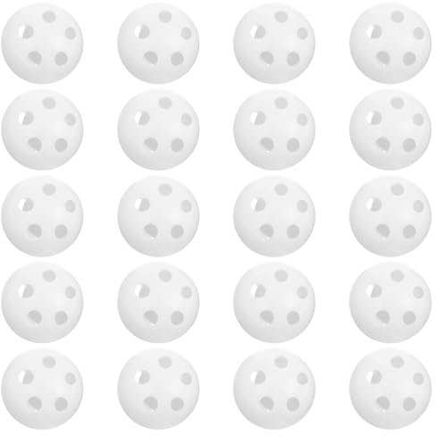 cobee 20 Stück Rasselkugeln zum Einnähen, Weiße Rasselkugeln Einsätze Rasseldosen Geräuschhersteller Quietscher Rasselbälle Füllmaterial für Tierpuppe Puppe Rasseln Plüsch Ringe