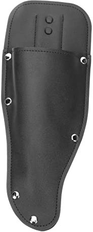 PartyKindom Funda para Tijeras de Podar de PU Negro para Jardinería, Estuche Protector Compacto, Resistente y Portátil para Tijeras de Podar Grandes y Herramientas de Poda