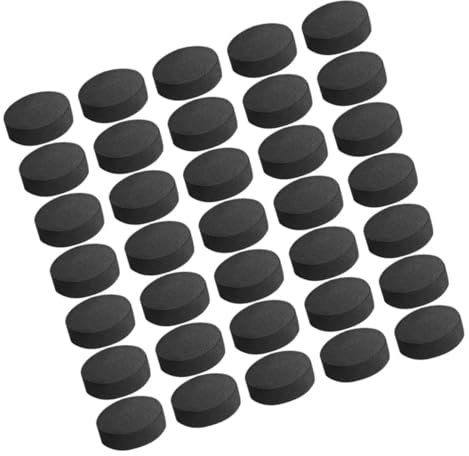 Abaodam Charbon De Bois Barbecue Extérieur – 70 Tablettes 40 Mm – Combustible Rapide sans Fumée – Multifonction pour Feu De Camp, Poêle Et Chauffe Maison