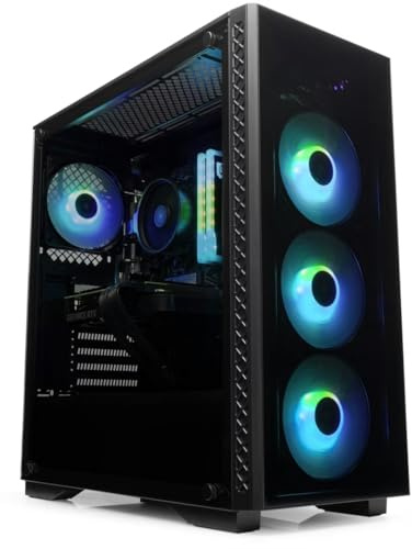 OVERCLOCK TriFrost Computer Gaming PC Assemblato Fisso Ryzen 5 5600X - RTX 5050 8GB - SSD 512GB - Ram 16GB DDR4 3000Mhz - Win 11 Pro
