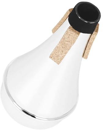 YARNOW Silver Abs Trumpet Practice Mute for Beginners Sound Reduction and Dampening Lightweight Music Accessory for Quiet Practice