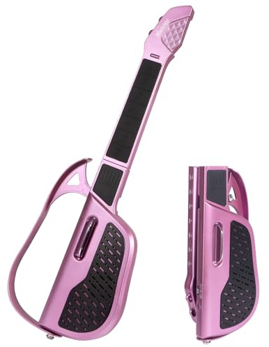 Kids Guitar, Three Tones Switchable with Strap, Toy Guitar Musical Instruments for Kids, Ten Hour Playtime, Foldable Toddler Musical Toys, Age 2-5 Year Old Boys Girls Gifts-(Purple)