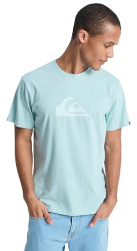Quiksilver EV Comp - Camiseta de Manga Corta para Hombre, Color Azul