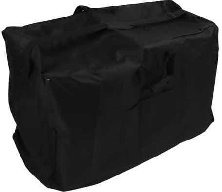 lyrlody Foldable Wheelchair Bag, Rollator Walker Bag Storage Accessories with 2 Way Zipper for Transport Chair Car Airplane Travel