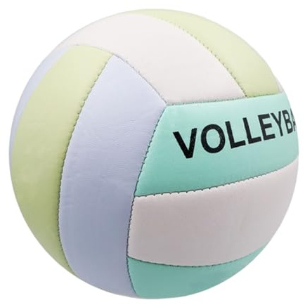 Generisch Beachvolleyball – weicher, wasserdichter PU-Volleyball | Outdoor-Sporttraining, Leichter Ball für Schüler der Mittelstufe, Oberstufenschüler, Erwachsene, Jugendliche, Outdoor-Aktivitäten