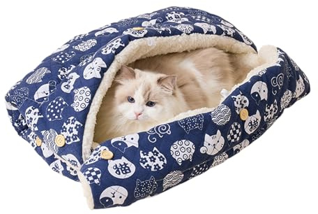 Kattsoffa | Vikbar Husdjursbo | Skön Plysch SäckSäng | Användbar För Valpar Och Djur I Vardagsrum Sovrum Balkong Lägenhet