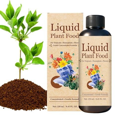 Engrais liquide pour d'intérieur - 250 ml pour racines,Pour Vertes - pour Jardin, Extérieur, Fleurs, Légumes, Orchidées, Cactus,