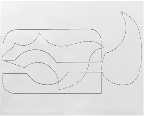 GEWA Deckenschoner Pickguard Schlagbrett - für Gitarre - glasklar/transparent - PVC selbstklebend - 20 x 25 cm - inkl. Vorlagen für Westerngitarre, Gibson Dove, Golpe, Flamenco