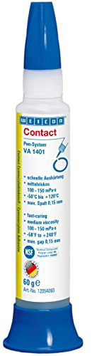 WEICON Contact VA 1401 Cyanacrylat-Klebstoff 60 g | Sekundenkleber für Gummi, Papier & Kunststoff