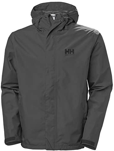 Helly Hansen Homme Veste Imperméable Seven J, Ebène, S