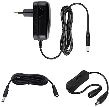 myVolts Alimentatore/Caricabatteria da 12V compatibile con Buffalo LinkStation Live 1TB Disco Fisso Esterno - presa italiana - Premium