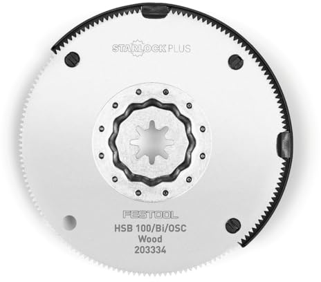 Festool 203334 Holz-Sägeblatt HSB 100/Bi/OSC | Bimetall-Sägeblatt 100 mm für Oszillierer – Laminat, Parkett, Massivholz