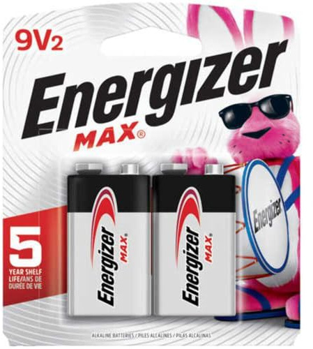 EVE522BP4CT - Energizer Max Alkaline 9-Volt Battery