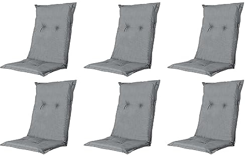 Madison Luxus Niederlehner Auflage A 046, 105 x 50 x 8 cm, 6 er Set | 6 x 8 cm Polsterung, Baumwollmischgewebe, Schaum-/Vliesfüllung, MADE IN EUROPE