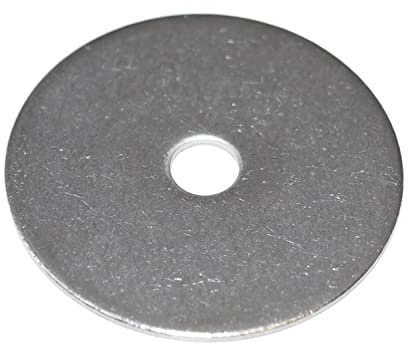 Karosseriescheiben M8 Edelstahl V2A 15 Stück Unterlegscheiben 8,4X40X3 mm aus rostfreier Edelstahl A2 VA, Kotflügelscheiben, Karoscheiben
