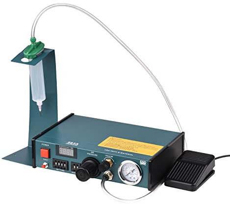 Distributore di colla HUIOP Distributore automatico di colla 983A 220V Dispositivo di controllo di erogazione preciso professionale Macchina per colla Controllo digitale Colla a goccia Contagocce Macc