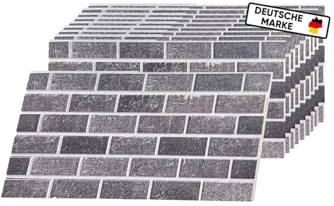 AS Country Stone® Wandpaneele Steinoptik - 3D Effekt - Wandverkleidung Steinoptik für Küche, Wohnzimmer, Innen- und Außenbereich - Steinoptik Styropor - 3D Wandpaneele - Akustikpaneele | ST430-10x |