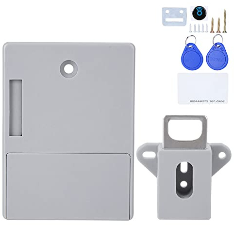 125 KHz Intelligentes Schrankschloss, Elektronische RFID-Kartenöffnung, kein Bohren, Verstecktes Schloss, Schlüsselloses Bluetooth, DIY-Kindersicherung Zum Verbergen von Möbeln,