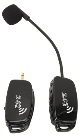 Mikrofon-Tonabnehmer, 2,4 G Kabelloser Akustikgitarren-Tonabnehmer, Violin-Banjo-Mikrofon-Tonabnehmer, Plug-and-Play-Rauschunterdrückung für Mandoline-Ukulele-Instrumente