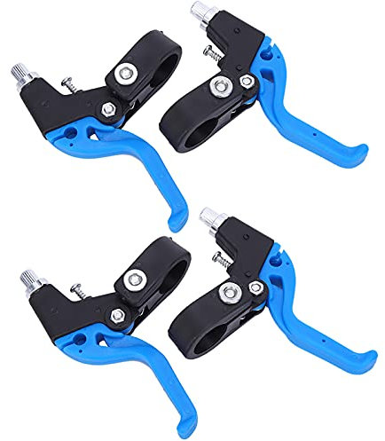 Fahrradbremsen und -teile, Fahrradbremshebel für, Ergonomischer Verstellbarer Griff für 22,2 Mm/0,9 Zoll Lenkerdurchmesser, Schwarz/Grün (Schwarz Blau)