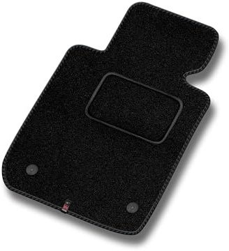 MOTOS Velours-Fußmatten Passend für Renault Trafic III Ab 2014 - Standard, Gewebt, Schwarz - Erleben Sie Neuen Fahrkomfort Mit Einem Auto Fußmatten Satz