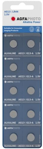 Pile Lr44 - Lot de 10 Piles Bouton Lr44 / Ag13 / A76 - Fiabilité Garantie pour Montres, Jouets Et Appareils Électroniques - Pile Bouton LR44