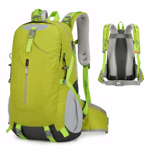 Long Keeper 40L Wanderrucksack Herren Damen Trekkingrucksack Reiserucksack Groß Outdoor Rucksack mit Regenschutz Wasserdicht für Wandern Radfahren Reise