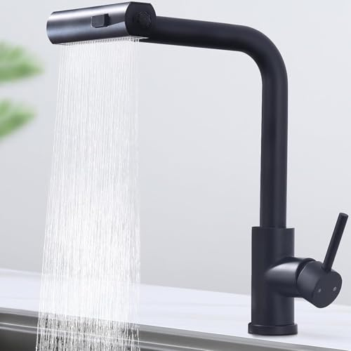 HOMELODY Grifo Cocina Negro