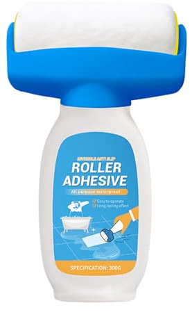 Revêtement antidérapant pour baignoire – Protection de sol transparente antidérapante pour salle de bain | Peintures pour carrelage en verre, peinture de sécurité pour douche, finition marbre lisse