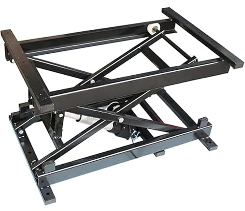 Tavolo elevatore elettrico a forbice regolabile in altezza con telecomando, meccanismo di sollevamento versatile per uso domestico e ufficio, supporta una capacità di carico da 50 kg a 150 kg