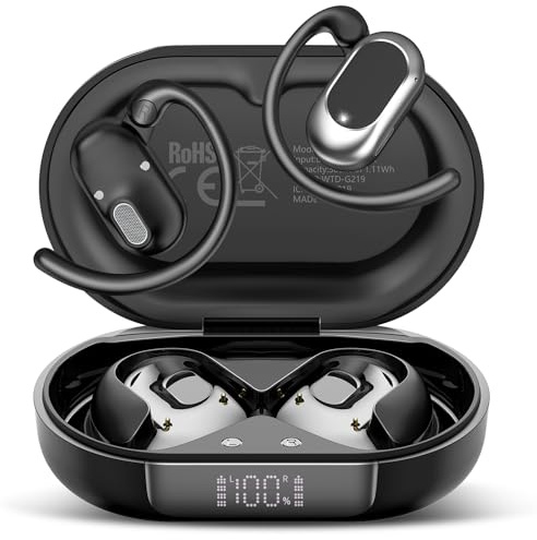 AI Translation Earbuds Real Time, Real Time Translator Headphones with 164 Languages & 7 Modes, Bluetooth 5.4 Translator Earbuds 36H Playback, Translate Ear Buds Device for Travel, Business Black