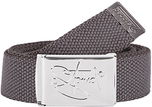 2Stoned Hosengürtel Stoffgürtel Unisex, Chromschnalle Classic, 3 cm breit für Damen und Herren