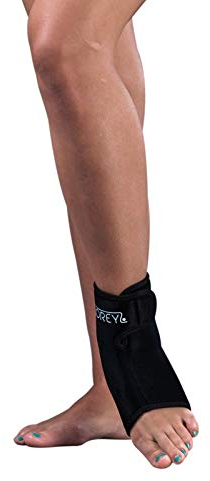 LOREY Fußbandage, Sprunggelenkbandage, Knöchelbandage AN06004 aus Neopren Größe L