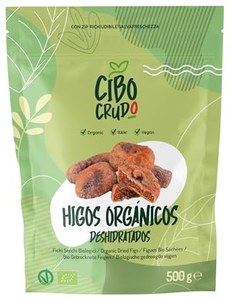Figues Sèches Bio - 500g. Figues Seches de Turquie non Sucrées. Produit Naturel de Haute Qualité Moelleuses.