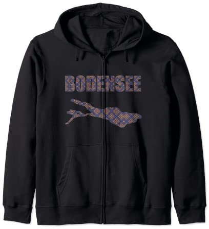Bodensee T-Shirt Kapuzenjacke
