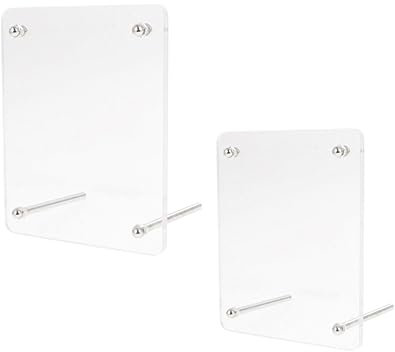 MAGICLULU 2stücke Acryl Bilderrahmen Transparente Fotoanzeige Für Zertifikate Stabiler Stand Vielseitig Einsetzbar Für Heim Und Bürodekoration