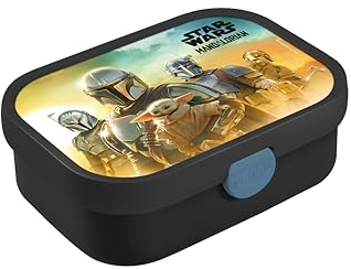 Mepal - Lunchbox Campus - Bento Lunchbox für Kinder - Brotdose mit Bento-Fach & Gabel - Meal Prep Box mit Clip-Verschluss - BPA-frei & Spülmaschinenfest - 750 ml - Star Wars