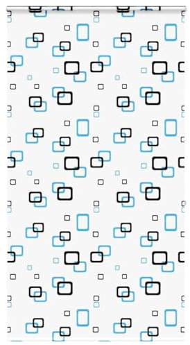 Estor enrollable de ducha con casete 130 x 240 cm, ancho de la tela 126 cm