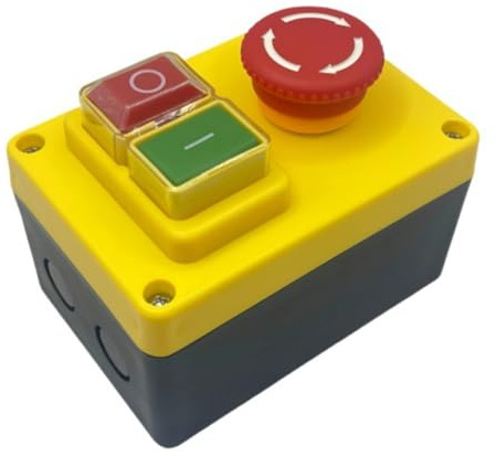 Yindhgdr KJD17D 250V 16A Interruttore A Pulsante Elettromagnetico Interruttori di Arresto di Emergenza per Utensili Elettrici e Attrezzature per Macchine Utensili