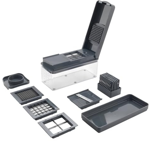 Metaltex 194850000 Coupe-fruits et légumes en acier inoxydable