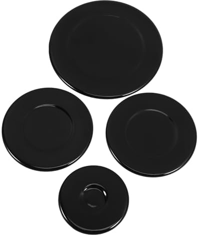 SHINEOFI 4piezas Cubiertas Para Hornillas De Gas De Repuesto Para Cabezal De Quemador De Estufa De Gas Cabezales De Estufa Para Uso Doméstico