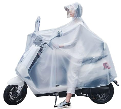 Celuicion Cykelponcho | Vattentät Poncho med för cykling, lätt och återanvändbar, för motorcykel, resor, herr, dam, vattentät transparent