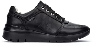 Pikolinos Deportivos en Cuero CANTABRIA para Mujer Color Black