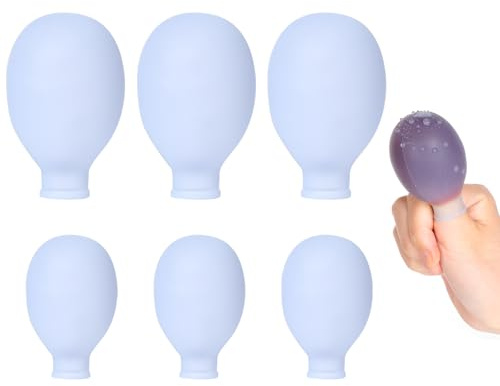 XYYLLL Finger Cover 6pcs Finger Cots Gel Finger Protector Waterproof Thumb Protector Sewing Toe Tubes Sleeves for Corns Blisters And Ingrown Toenails