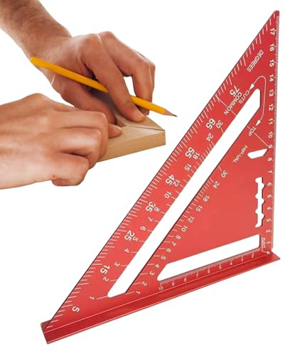 da Disegno Tecnico | Goniometro Metrico,Strumento di Misura in Lega di Alluminio per Lavori Geometrici Disegno Tecnico Carpenteria Costruzioni Progetti di Ingegneria