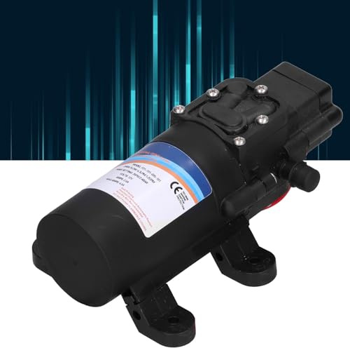 ZenithAur Bomba pulverizadora autocebante 4,3 L/min 1,2 GPM Bomba de agua de alta presión con interruptor automático y presión ajustable para uso en vehículos recreativos, marinos