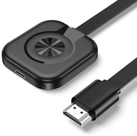 Wireless HDMI Adapter für TV, 2.4/5G HD WiFi Dongle, HiFi Display Adapter für Android/Windows/Mac OS Laptop, auf PC/HDTV Monitor/Projektor.