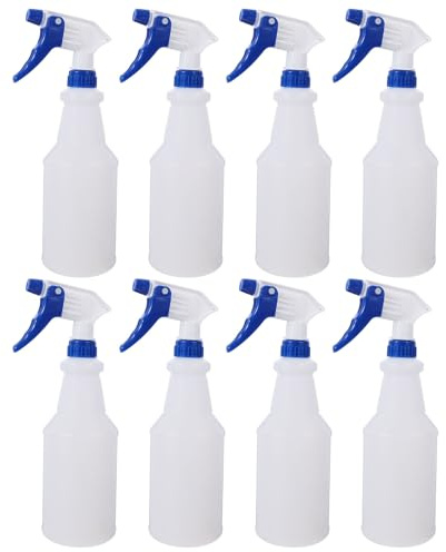 Healvian Botellas Pulverizadoras Pequeñas de Plástico 750 Ml Pack de 8 Unidades Pulverizador Confiable Rociador de Agua Adecuado para Riego de Plantas y Uso Reutilizable Color Aleatorio
