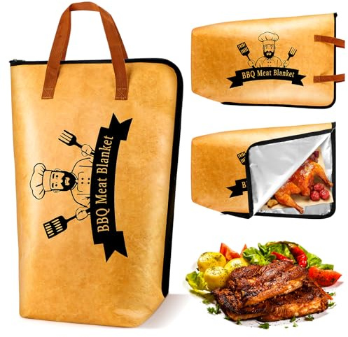 Wvu & Wvo Geschenke für Männer, BBQ Wärmebeutel Hält Grillfleisch warm nach dem Garen, Grill Zubehör, Männergeschenke, Geburtstagsgeschenk für Männer, Papa Geschenk