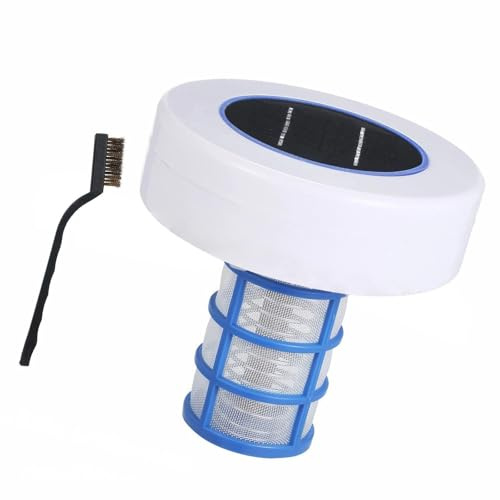 YCHUCH Solar Pool Ionisator Wasseraufbereitungsgerät Automatischer Schwimmender Poolreiniger Schwimmbadreiniger Einfach Zu Bedienender Wasserprozessor